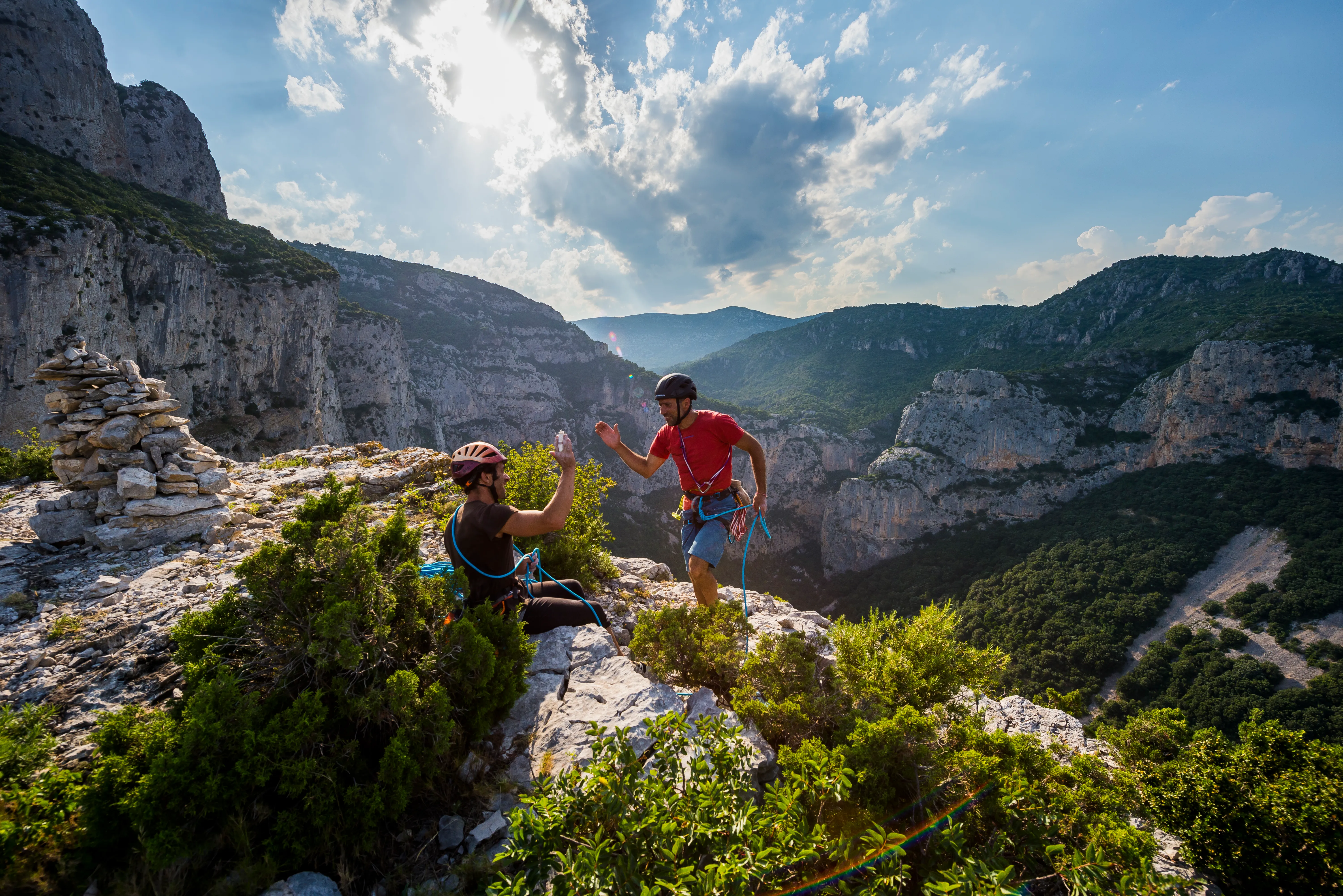Arnaud Catzeflis en montagne